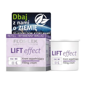 Floslek, Lift Effect, krem wypełniający na dzień i noc- wymienny wkład, 50 ml - Floslek