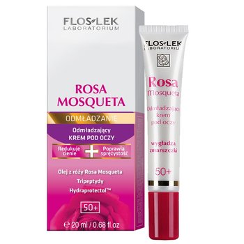 Floslek, Rosa Mosqueta 50+, odmładzający krem pod oczy, 20 ml - Floslek