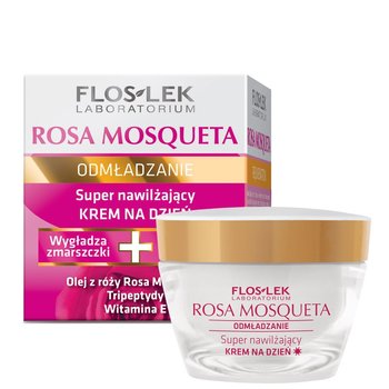 Floslek, Rosa Mosqueta 50+, super nawilżający krem na dzień, 50 ml - Floslek