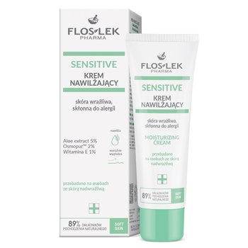 Floslek Sensitive Krem Nawilżający Do Twarzy Skóra Wrażliwa 50 ml - FLOS-LEK