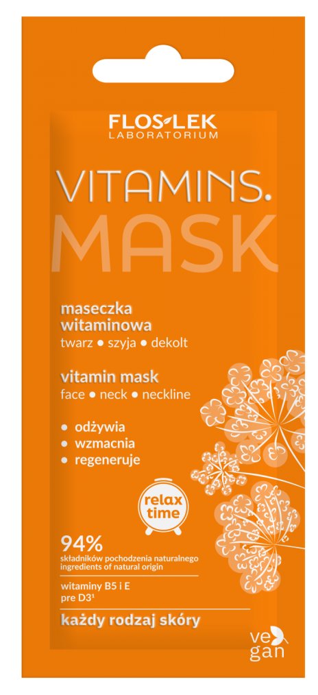 Empik Floslek Vitamins, Maseczka Witaminowa Odżywiająca, 6 ml