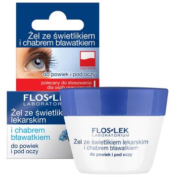 Floslek, żel ze świetlikiem lekarskim i chabrem bławatkiem do powiek i pod oczy, 10 g - FLOS-LEK