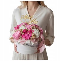 Flower Box Bukiet wieczny bukiet ślub prezent weselny para młoda dla żony