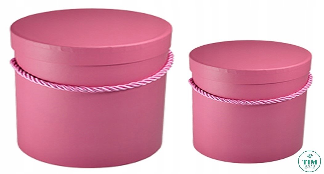 FLOWER BOX GŁADKI WIŚNIA KOMPLET 2 SZT Flower Island Sp. z o.o