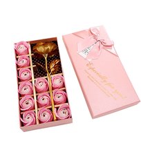 Flower Box Mydlane Róże Kwiaty Na Prezent Dzień Matki Urodziny Imieniny