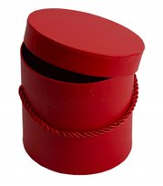 FLOWER BOX PUDEŁKO NA KWIATY PREZENT 18cm duże CZERWONE
