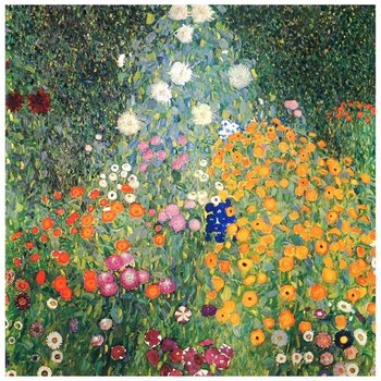 Flowers Garden - Gustav Klimt 90x90 - Legendarte