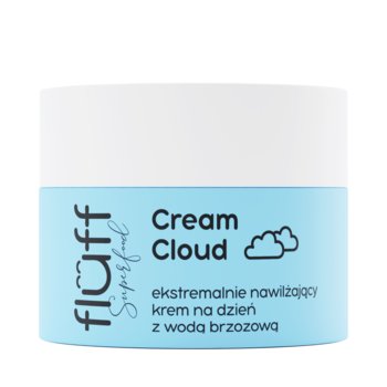 Fluff, krem do twarzy nawilżająca chmurka, Aqua Bomb, woda brzozowa, 50 ml - Fluff