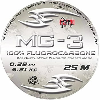 Fluorocarbon Japonia 100% Mg-3 25M 0,28Mm 6,2Kg - Suissex-inc
