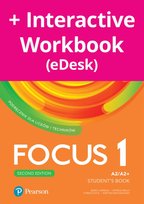 Focus Second Edition 1. Student's Book + Benchmark + kod