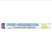 FOLIA ALUMINIOWA Do Pieczenia Pakowania 28cm x 20m Polpak
