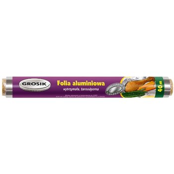 Folia aluminiowa GROSIK, 40 m  - Sarantis
