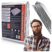 FOLIA ALUMINIOWA IZOLACYJNA IZOLACJA CIEPLNA DOMU GRZEJNIKÓ RECYKLING 3m²