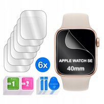 Folia Do Apple Watch Se 40Mm Hydrożelowa Ochronna Na Ekran 3D 6 Sztuk Krainagsm