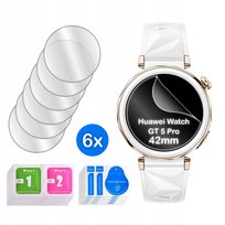 Folia Do Huawei Watch Gt5 Pro 42Mm Hydrożelowa Ochronna Na Ekran 3D 6 Sztuk Krainagsm