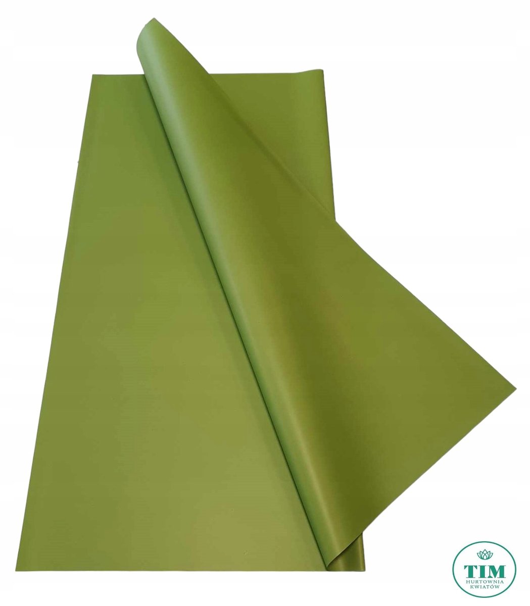 FOLIA DO KWIATÓW ARKUSZ 58X58 OLIWKOWY 20 SZT Flower Island Sp. z o.o