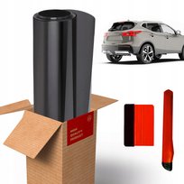 Folia Do Przyciemniania Szyb 300 x75CM Samochodowa Szara 40% Ochrona UV