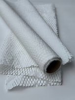 Folia florystyczna do pakowania prezentow Plaster miodu 50cmX10m Biały