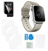 Folia hydrożelowa do Pebble Time Steel Watch ochronna na ekran 3 sztuki