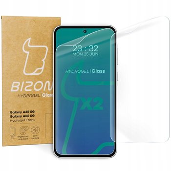 Folia hydrożelowa na ekran Bizon Glass Hydrogel Front do Galaxy A35 / A55 5G, 2 sztuki - Bizon