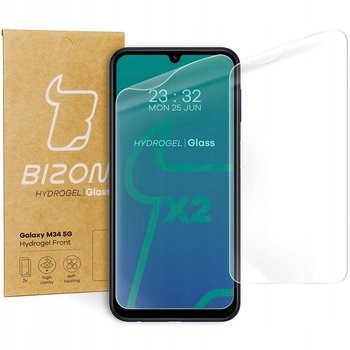 Folia hydrożelowa na ekran Bizon Glass Hydrogel Front do Galaxy M34 5G, 2 sztuki - Bizon