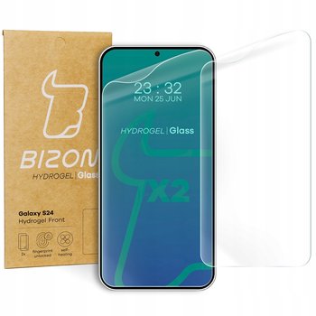 Folia Hydrożelowa Na Ekran Bizon Glass Hydrogel Front Do Galaxy S24, 2 Sztuki - Bizon