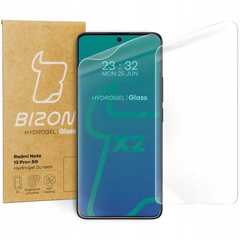 Folia hydrożelowa na ekran Bizon Glass Hydrogel Front do Redmi Note 13 Pro+ 5G, 2 sztuki - Bizon