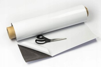 Folia magnetyczna 0,5 mm biała z klejem - Media Mag