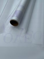 Folia matowa ze wzorem LOST IN LOVE, Przezroczysty + lawenda