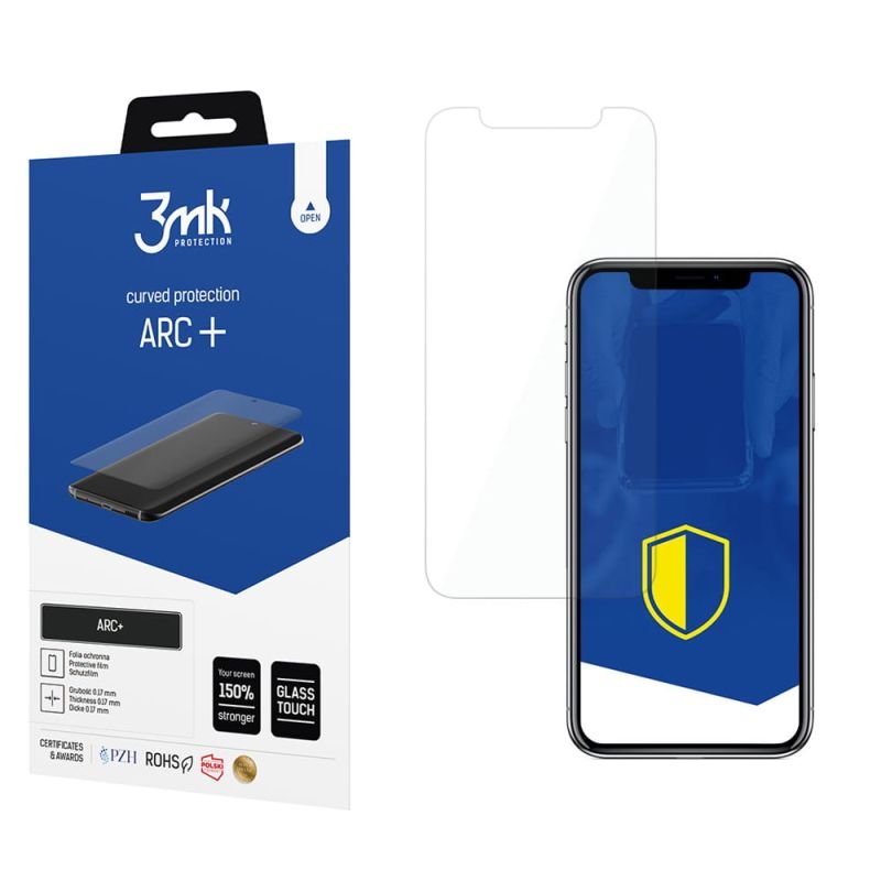 3MK Folia na zaokrąglony ekran do Apple iPhone X/XS/11 Pro - 3mk ARC+