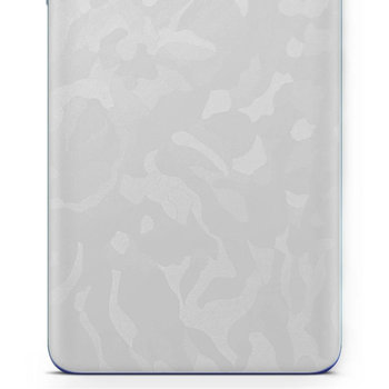 Folia naklejka skórka strukturalna na TYŁ do Apple iPad 10.2 (2021) -  Moro | Camo Biały - apgo SKINS - apgo