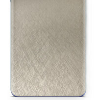 Folia naklejka skórka strukturalna na TYŁ do Apple iPad 3 Wi-Fi -  Tytan Srebrny - apgo SKINS