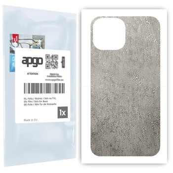 Folia naklejka skórka strukturalna na TYŁ do Apple iPhone 13 mini -  Beton - apgo SKINS - apgo