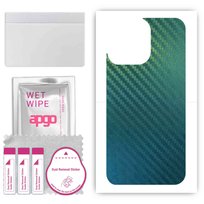 Folia naklejka skórka strukturalna na TYŁ do Apple iPhone 15 Pro -  Carbon Kameleon CAKA1 - apgo SKINS apgo