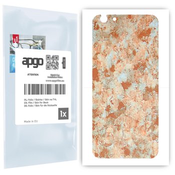 Folia naklejka skórka strukturalna na TYŁ do Apple iPhone 6 Plus -  Kamień Piaskowiec - apgo SKINS - apgo