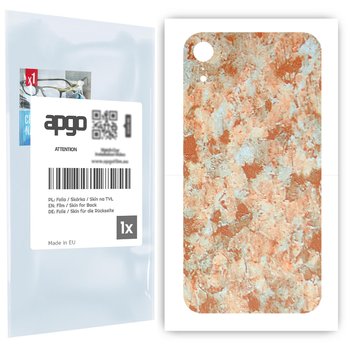 Folia naklejka skórka strukturalna na TYŁ do Apple iPhone XR -  Kamień Piaskowiec - apgo SKINS - apgo