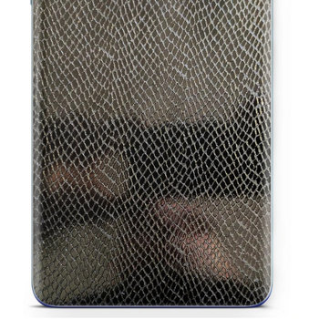 Folia naklejka skórka strukturalna na TYŁ do Huawei MatePad Paper -  Skóra Węża Czarna - apgo SKINS - apgo