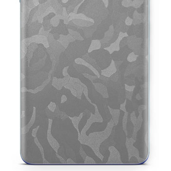 Folia naklejka skórka strukturalna na TYŁ do Huawei P50 Pocket Art Edition -  Moro | Camo Srebrny - apgo SKINS - apgo