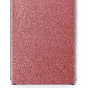 Folia naklejka skórka strukturalna na TYŁ do Lenovo M10 Plus -  Różowy Pastel Matowy Chropowaty Baranek - apgo SKINS - apgo
