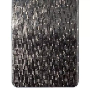 folia naklejka skórka strukturalna na TYŁ do Samsung Galaxy A15 -  Carbon Pixel Czarny - apgo SKINS - apgo