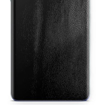 folia naklejka skórka strukturalna na TYŁ do Samsung Galaxy A15 -  Skóra Czarna - apgo SKINS - apgo
