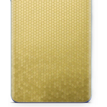 Folia naklejka skórka strukturalna na TYŁ do Samsung Galaxy S21 FE 5G -  Plaster Miodu Złoty - apgo SKINS - apgo