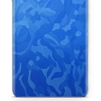 Folia naklejka skórka strukturalna na TYŁ do Samsung Galaxy Tab A7 10.4 (2020) -  Moro | Camo Niebieski - apgo SKINS