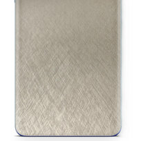 Folia naklejka skórka strukturalna na TYŁ do Samsung Galaxy Tab E 8.0 -  Tytan Srebrny - apgo SKINS