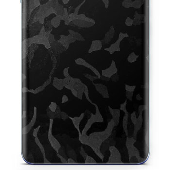 Folia naklejka skórka strukturalna na TYŁ do Samsung Galaxy Tab S6 Lite -  Moro | Camo Czarny - apgo SKINS - apgo
