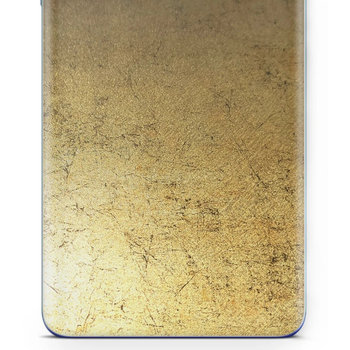 Folia naklejka skórka strukturalna na TYŁ do Samsung Galaxy Tab S7 FE 5G -  Antyczne Złoto - apgo SKINS - apgo