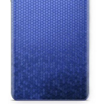 Folia naklejka skórka strukturalna na TYŁ do Samsung Galaxy Tab S7+ -  Plaster Miodu Niebieski - apgo SKINS - apgo