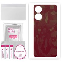 folia naklejka skórka strukturalna na TYŁ do ZTE Nubia Neo 2 5G -  Moro | Camo Bordowy - apgo SKINS