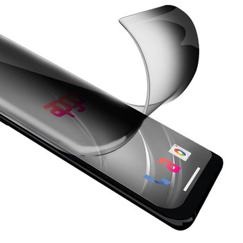 Folia ochronna hydrożelowa prywatyzująca do Samsung Galaxy Z Flip 5G - 5D na cały ekran apgo Hydrogel Privacy - apgo