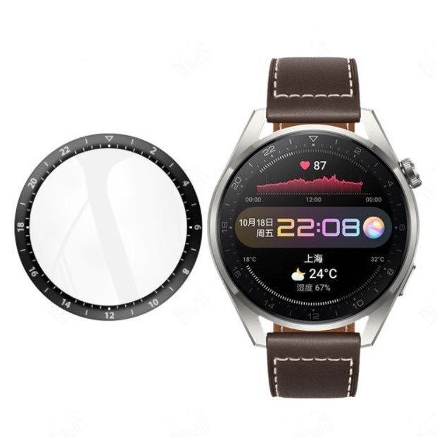 Folia Ochronna Z Ramką 3D Do Huawei Watch 3 Pro 48Mm